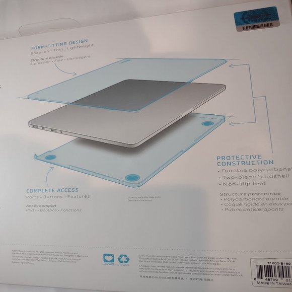 ** HOST PICK** Speck SeeThru Hardshell Matte case for MacBook Pro 13 inch - Picture 5 of 7
